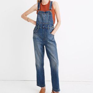 Madewell straight-leg overalls in Eldridge wash, size small